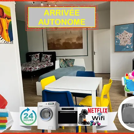 Apartment 011 Chic & Cosy 40m2 Hypercentre Wifi Smart Tv Netflix Saint-Etienne (Loire)